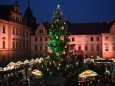 Weihnachtsmarkt im Hof von Schloss Thurn und Taxis