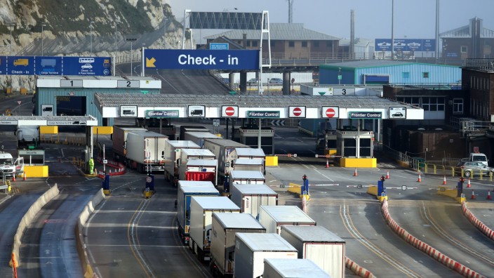 Brexit - Hafen von Dover