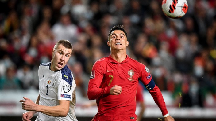 Auslosung der Qualifikations-Playoffs: Könnte die WM in Katar verpassen: Cristiano Ronaldo.