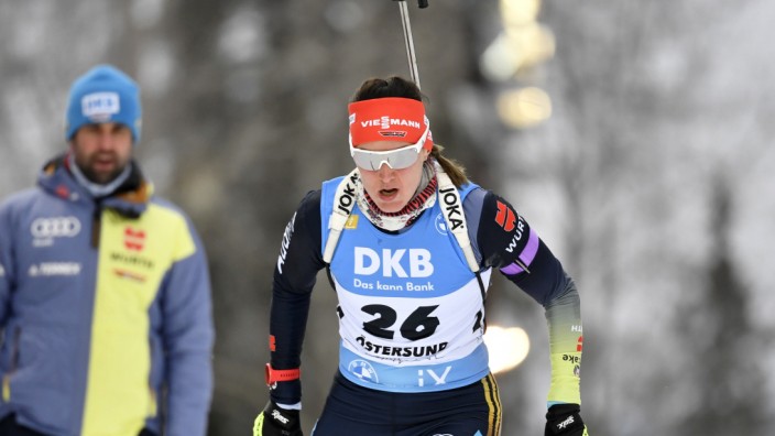 Biathlon: Gut unterwegs in Östersund: Denise Herrmann.