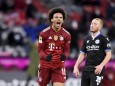 Fussball 1. Bundesliga Saison 2021/2022 13. Spieltag FC Bayern Muenchen - Arminia Bielefeld 27.11.2021 Torschuetze zum