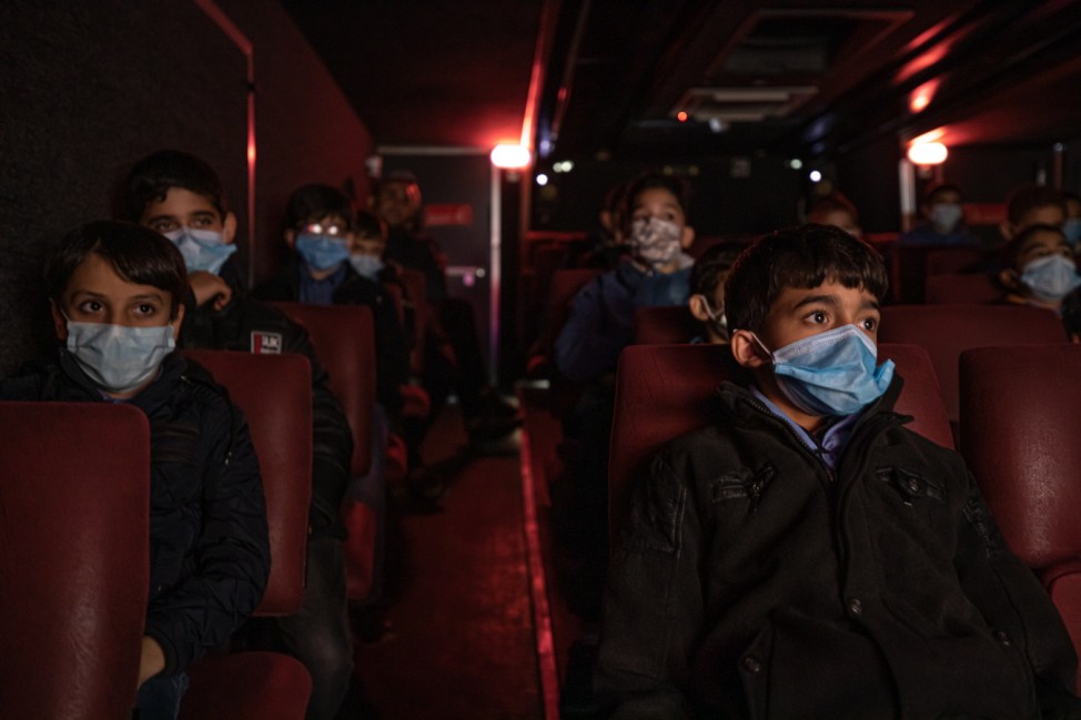 Cinema Bus Revives Movie Experience For Residents Of Gaza
