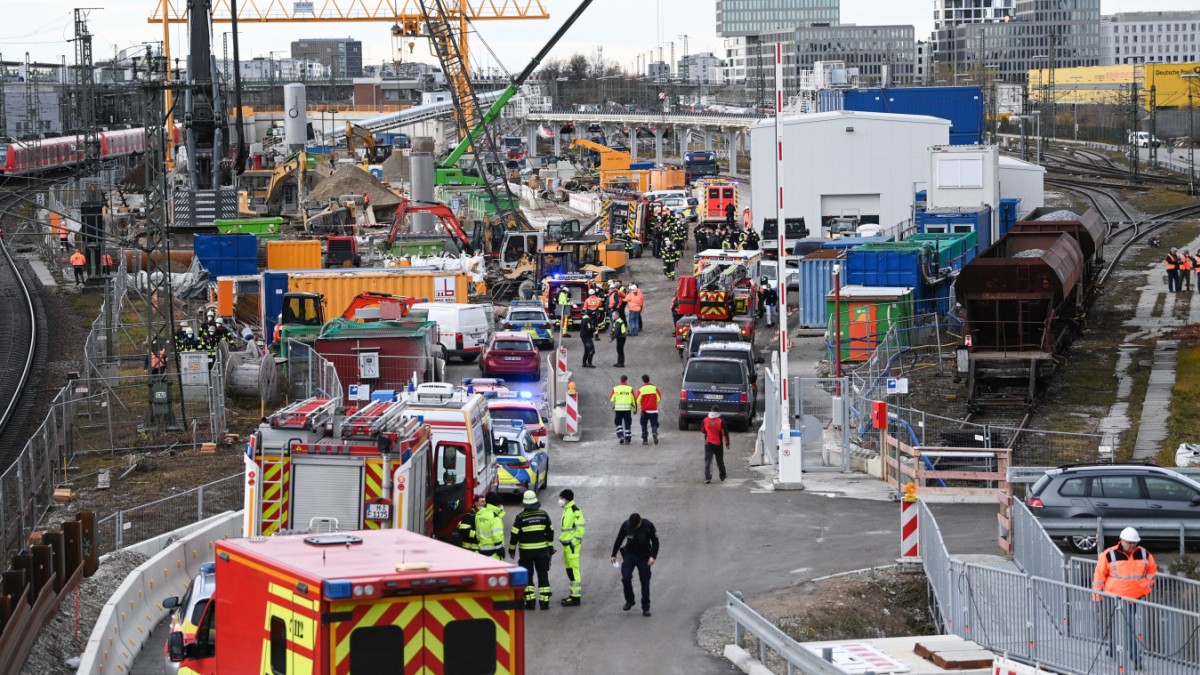 Fliegerbombe explodiert: Bahnverkehr um Hauptbahnhof München ausgebremst