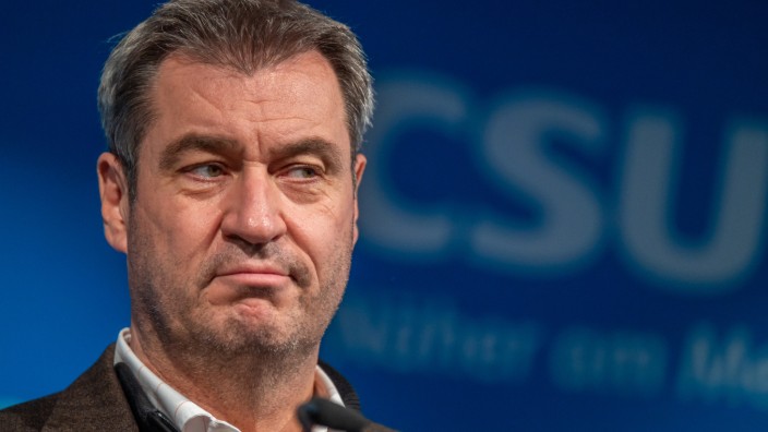 CSU: "Corona ist nicht das Ende der Welt - und schon gar nicht Bayerns": CSU-Chef Markus Söder versucht, zum Jahresauftakt seiner Partei Optimismus zu verbreiten. (Archivbild)