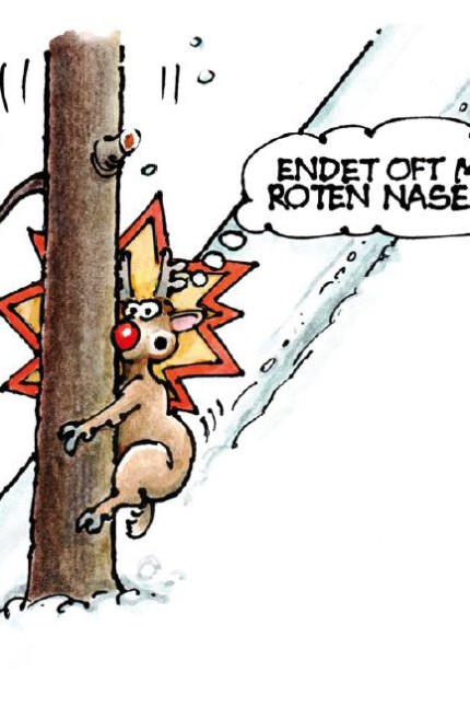 Weihnachtsplatte der EAV: Herrlich überzeichnet: In seinen Karikaturen zeigt Manfred Spitzer, dass er unter anderem auch Kunstakademieabsolvent ist.