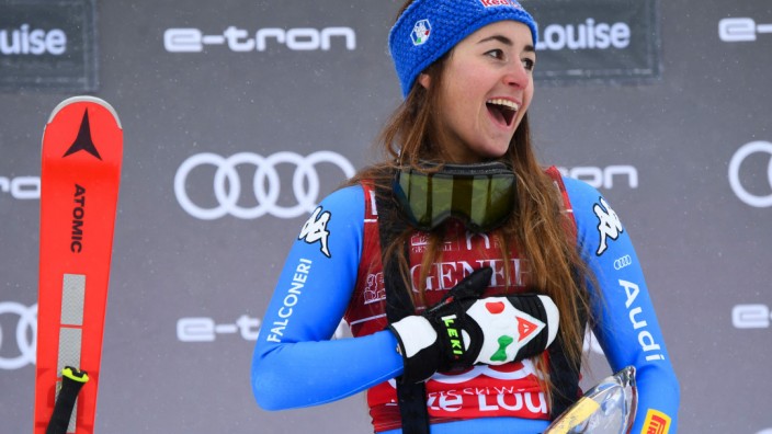 Skifahrerin Sofia Goggia: Immer wild auf den Kanten unterwegs - oder in Sofia Goggias eigenen Worten: "sicher und solide".