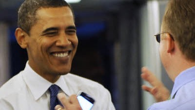 Regierungswechsel in den USA: Barack Obama pflegt mit seinen Beratern einen freundschaftlichen Umgang.