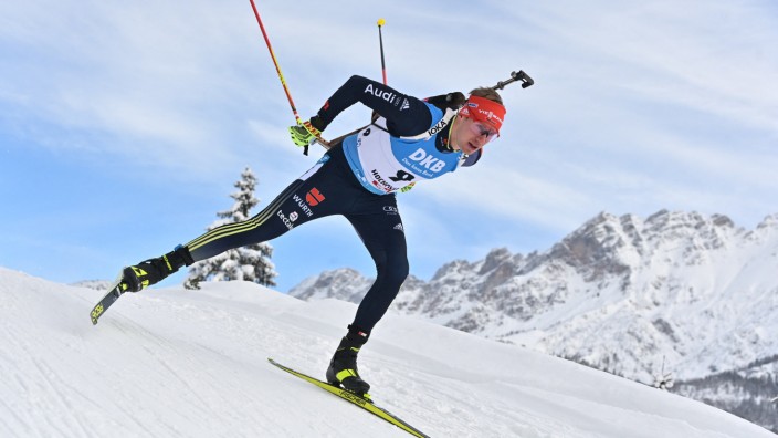 Biathlon: Ganz vorne in Hochfilzen: Johannes Kühn.