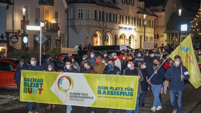 Gegendemonstration in Markt Indersdorf