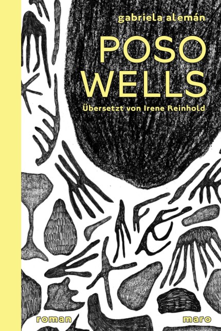 Literatur: Der Maro Verlag hat den Roman "Poso Wells" mit einer kraftvollen Umschlag-Illustration der Kolumbianerin María Jimena Sánchez Z. liebevoll gestaltet.