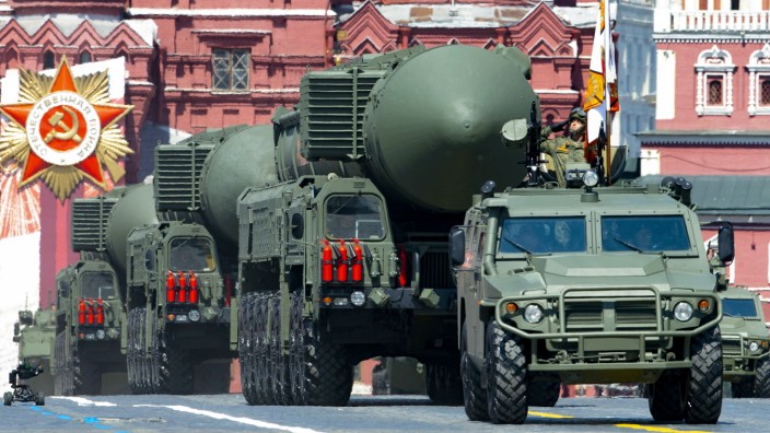 Russland: Militärparade in Moskau