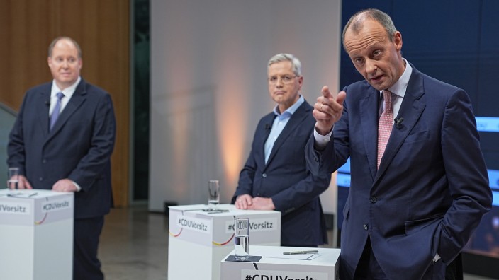 CDU-Vorsitz: Townhall mit Helge Braun, Norbert Röttgen und Friedrich Merz