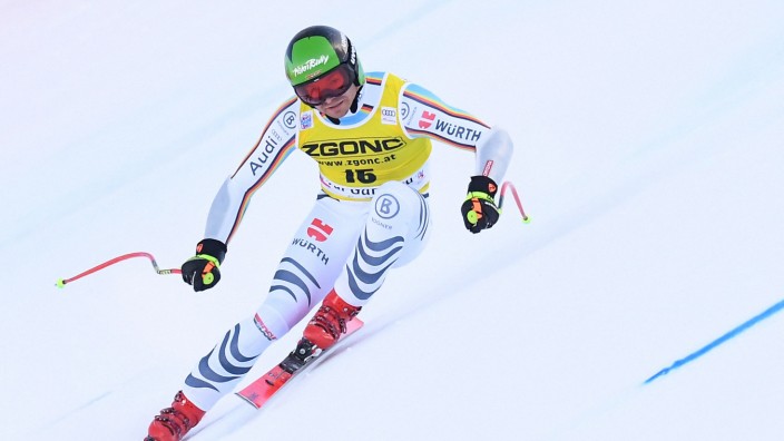 Ski alpin: Noch nicht frech genug: Andreas Sander kommt im Super-G in Gröden als 18. ins Ziel.