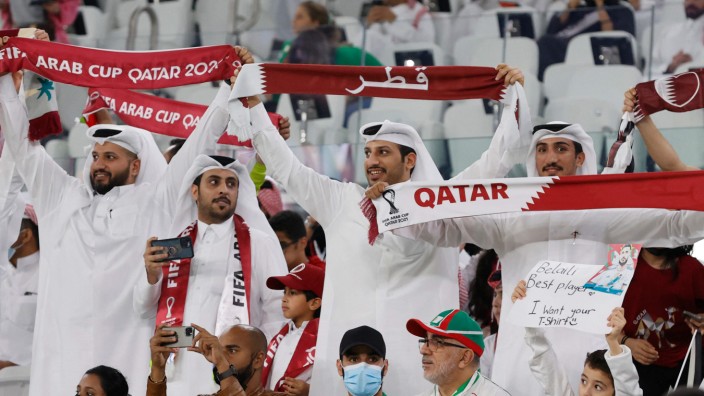 Arab Cup in Katar: Als einzige Mannschaft kampflos qualifiziert: WM-Gastgeber Katar.