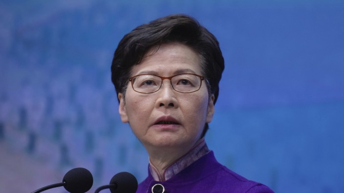 Hongkong: Carrie Lam, Regierungschefin von Hongkong.