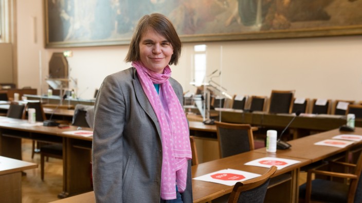 Stadtrat in München: Anna Hanusch will nicht mehr als Vorsitzende der Grünen-Fraktion im Stadtrat kandidieren.
