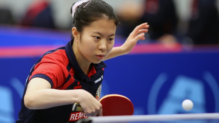 Tischtennis: Shanghai, Schwabhausen - Brisbane? Liu Yangzi hat schon heute die Olympischen Spiele 2032 in ihrer neuen Heimat im Blick.