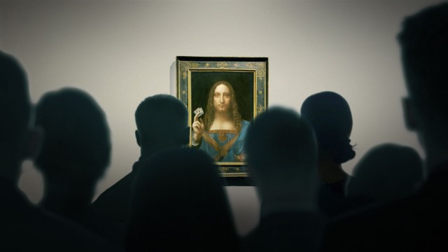 "The Lost Leonardo" im Kino: Die Komposition des Gemäldes (hier als Montage) passt nicht zu Leonardos komplexem Stil.