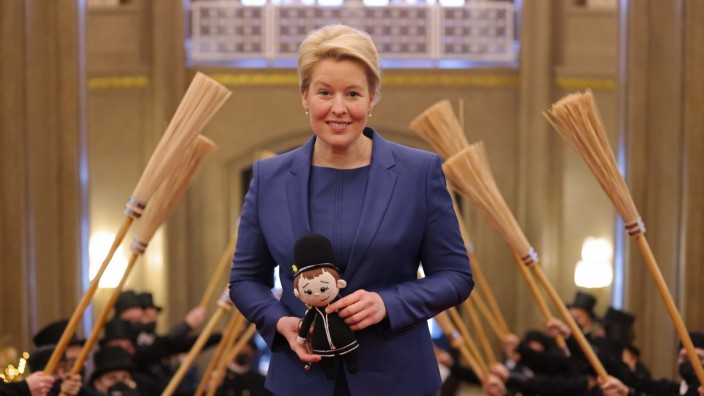 Regierende Bürgermeisterin in Berlin: Die frisch gewählte Bürgermeisterin Franziska Giffey.