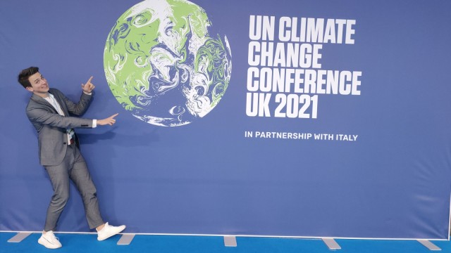 Ausblick: Joshua Steib war Jugenddelegierter bei der UN-Klimakonferenz 2021 in Glasgow.