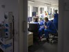 Corona in Deutschland: Pflegekräfte im Büro einer Intensivstation