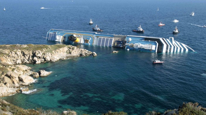 Italien: 32 Menschen kamen ums Leben, als die "Costa Concordia" 2012 kenterte.