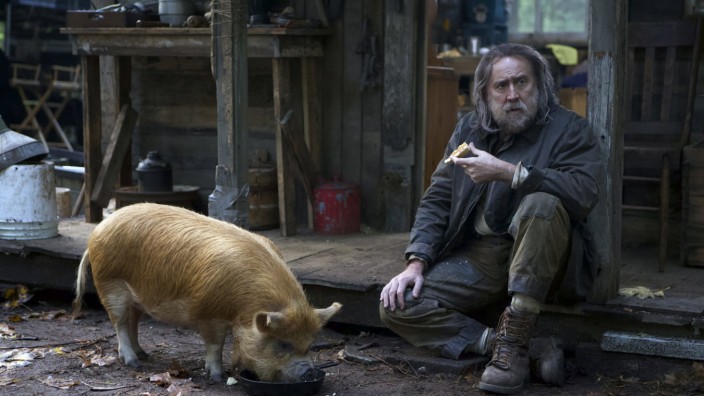 "Pig" mit Nicolas Cage auf DVD und VoD: Auch eine Form der Paarbeziehung: das Trüffelschwein Apple und Nicolas Cage.