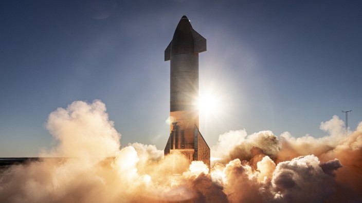 Space-X: Der Prototyp des "Starship" erreichte im Dezember 2020 erstmals eine Höhe von 12,5 Kilometern.
