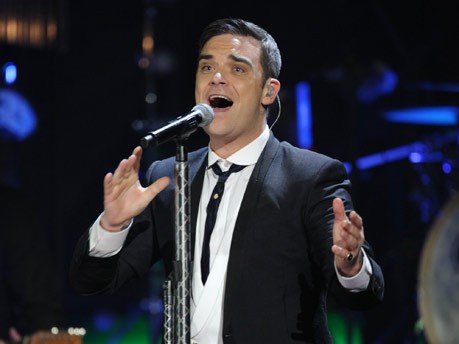 Robbie Williams bei Brit Awards; AP