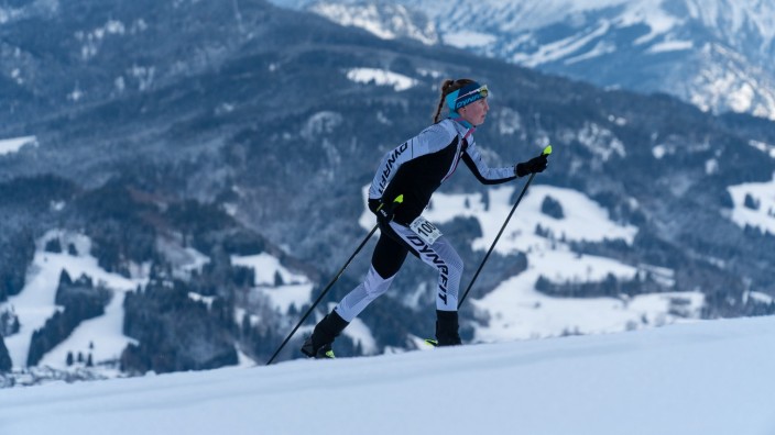 Skibergsteigen: Platz zwei bei der deutschen Meisterschaft in Immenstadt: Antonia Niedermaier.