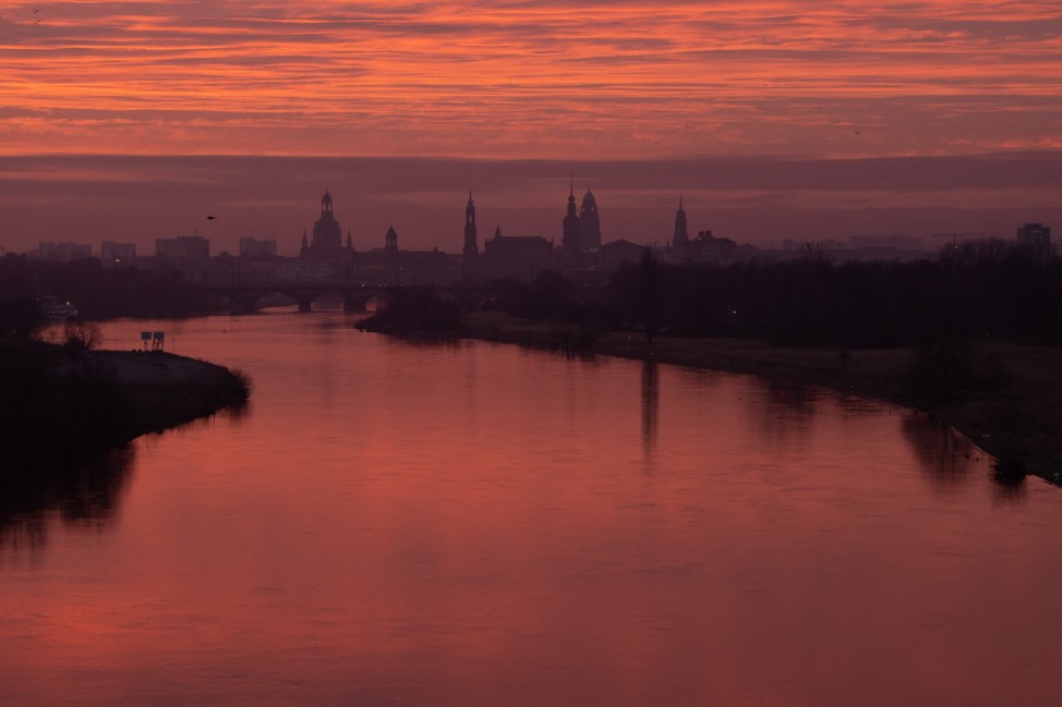 Sonnenaufgang Dresden
