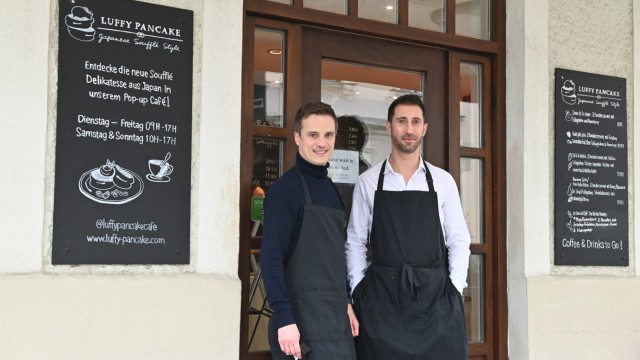 Pop-up-Café Luffy Pancake: Marco Schub (links) und Frédéric Ligier haben die japanischen Pancakes auf einer Weltreise kennengelernt.