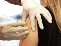 Corona-Impfung bei einer Frau