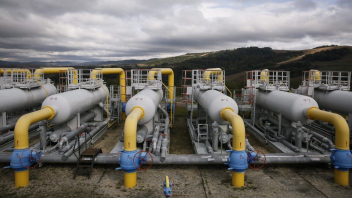Gasversorgung: Der Staatskonzern Naftogaz betreibt das 38 000 Kilometer lange Gasnetz durch die Ukraine.