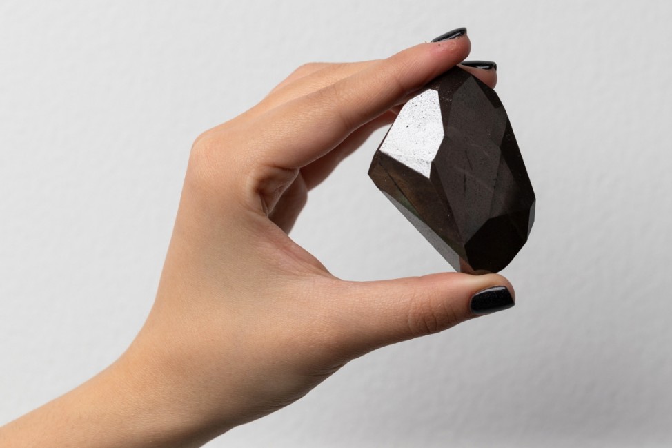 BESTPIX - Unveiling of 'The Enigma' - The Largest Known Cut Black Diamond in the World