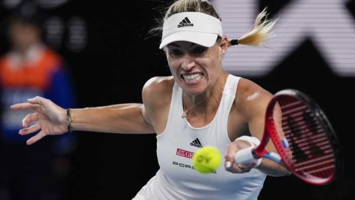 Australian Open: Gekämpft, aber verloren: Die Leistung von Angelique Kerber hat gegen Kaia Kanepi nicht gereicht.