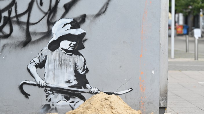 Banksy-Wandbild war ein Geschenk: Der Banksy ist weg: Der Besitzer des Gebäudes hat das Geschenk des britischen Künstlers Banksy an die Stadt Lowestoft einfach verkauft.