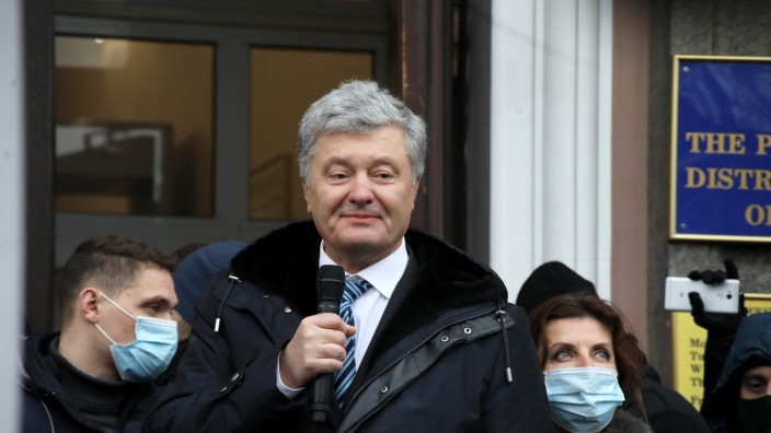 Ukraine: Die Vorwürfe gegen ihn seien eine Erfindung seines Nachfolgers Selenskij, sagt der ukrainische Ex-Präsident Poroschenko.