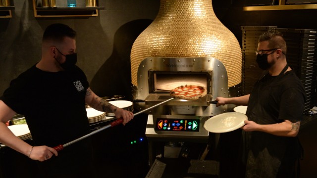 Casa Nostra: Was die Pizza betrifft, findet man hier auch ungewöhnliche Kombinationen.