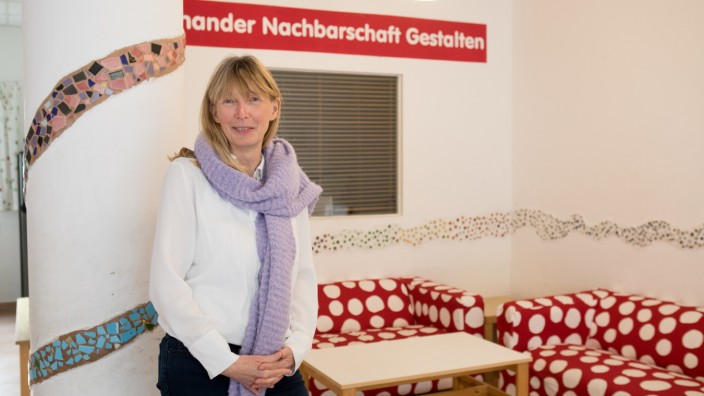 Arnulfpark: Vor der Pandemie begrüßte Leiterin Sabine Ullrich täglich rund 40 Besucher im Nachbarschaftstreff an der Arnulfstraße - das sei "wahnsinnig viel".