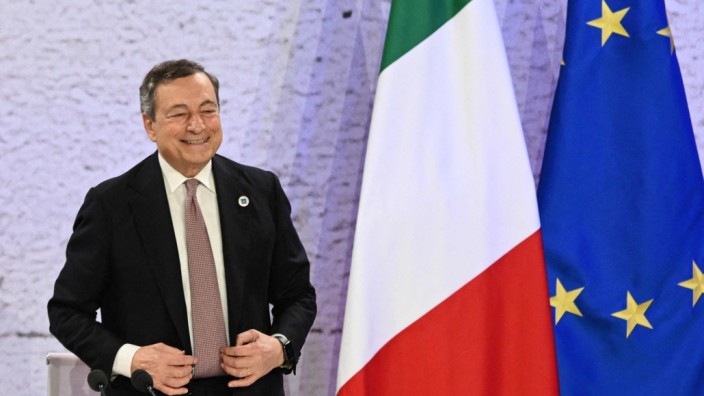 Italien: Premier - und demnächst Präsident? Mario Draghi wird in Italien an zwei Stellen zugleich gebraucht.