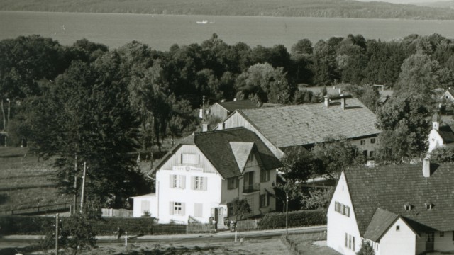 Historische Aufnahme des Gasthauses Pfeffermühle.