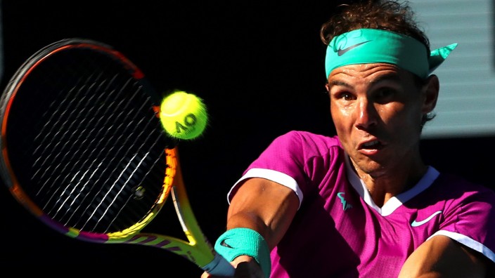 Tennis bei den Australian Open: Rafael Nadal steht wieder einmal im Halbfinale - zum siebten Mal in Melbourne.