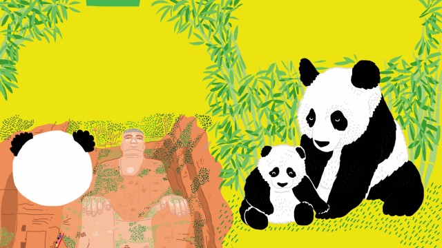 Reisebuch "China. Der illustrierte Guide": Schon seit der Kaiserzeit verschenkt China Pandabären an ausländische Mächte zur Pflege diplomatischer und wirtschaftlicher Beziehungen.