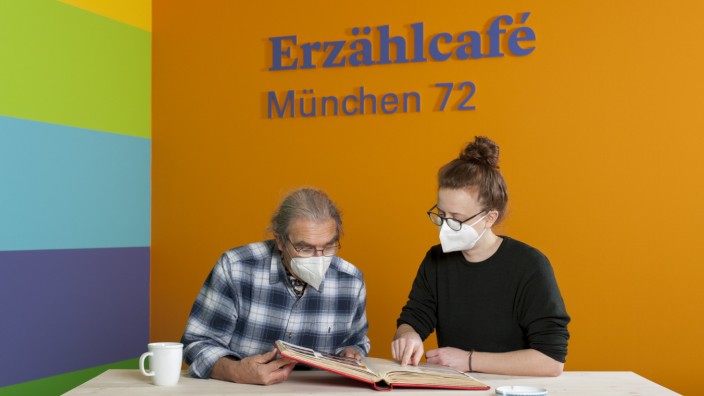 Olympia 1972: "Münchnen 72": Erzählcafé in der Lounge des Münchner Stadtmuseums.