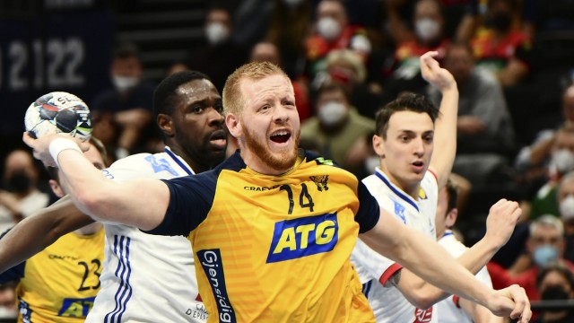 Handball-EM: Mit neun Treffern bester Schütze der Schweden im Halbfinale: Jim Gottfridsson von der SG Flensburg-Handewitt.