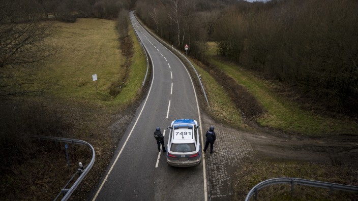 Polizistenmord: Ende Januar wurden zwei Polizisten während einer Kontrolle auf einer Landstraße bei Kusel in Rheinland-Pfalz erschossen.
