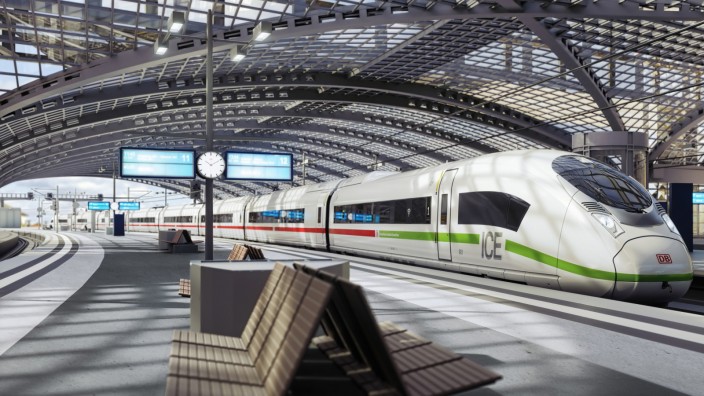 Neuer ICE: Insgesamt 73 ICEs 3 Neo hat die Deutsche Bahn bei Siemens bestellt. Bis 2029 sollen alle ausgeliefert sein.