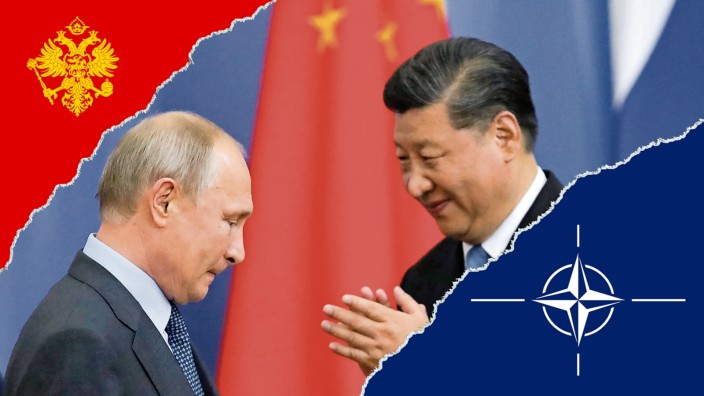 Russland und China: Wladimir Putin und Xi Jinping werden sich an diesem Freitag zur Eröffnung der Olympischen Winterspiele in Peking einmal mehr als gute Nachbarn präsentieren.