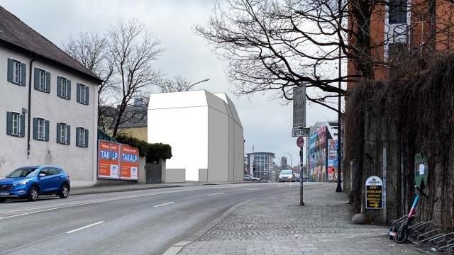Bauprojekte in Giesing: Der Verein "Dasein" will an der Straßenecke gegenüber ein "Hospizhaus des Lebens" errichten.